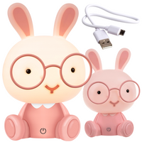 LAMPKA NOCNA DLA DZIECKA KRÓLIK LED USB