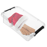 POJEMNIK Z POKRYWKĄ DO PRZECHOWYWANIA BOX 8,5L PRZEZROCZYSTY 29x11x39cm