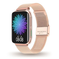SMARTWATCH DT93 PULSOMETR Bransoleta Złota