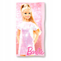 Ręcznik plażowy Barbie 140x70 cm szybkoschnący mikrofibra dziewczęcy