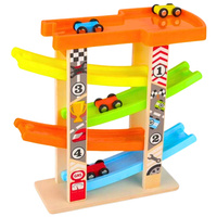 ZJEŻDŻALNIA RAMPA TOR WYŚCIGOWY DLA SAMOCHODÓW AUTEK - 4 POZIOMY