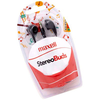 SŁUCHAWKI MAXELL STEREO BUDS PRZEWODOWE POWER BASS