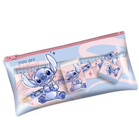 PIÓRNIK SASZETKA ZESTAW przybory szkolne dla dziecka LILO I STITCH 18x9cm