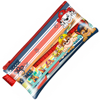 ZESTAW SZKOLNY W PIÓRNIKU Psi Patrol Ołówek Temperówka Gumka Linijka