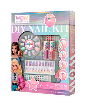 ZESTAW DO PAZNOKCI WOW Generation zestaw do manicure DIY pachnące paznokcie